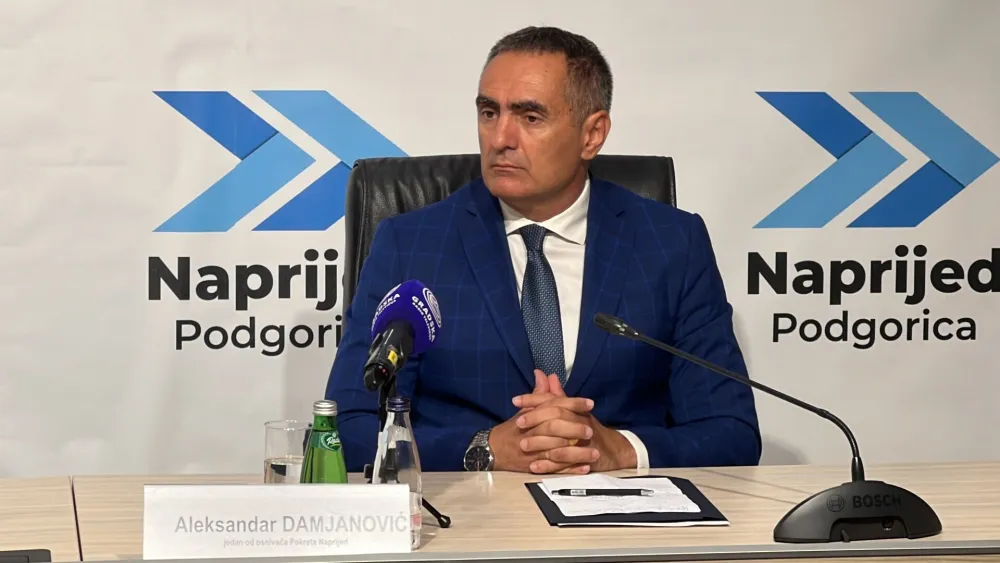 Aleksandar Damјanović, јedan od osnivača Pokreta &bdquo;Napriјed&ldquo;