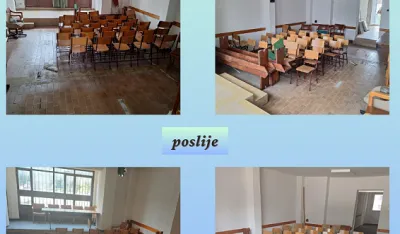    Saniran krov na objektu MZ Gorica