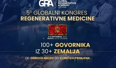 Crna Gora domaćin Petog globalnog kongresa regenerativne medicine
