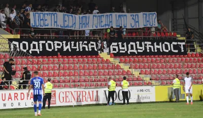 Poruka navijača Budućnosti