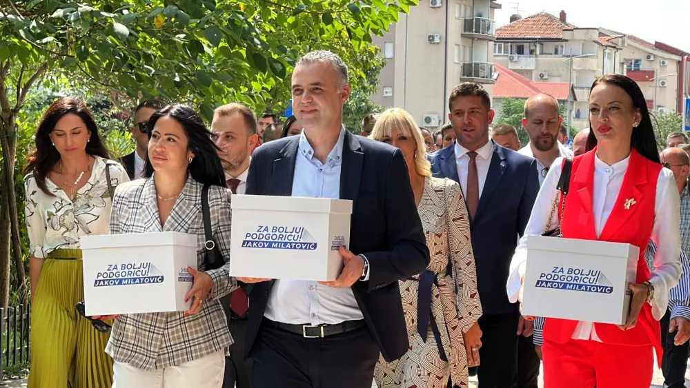 Potvrđena izborna lista "Jakov Milatović - za bolju Podgoricu"