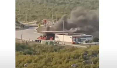 (VIDEO) Gori benzinska pumpa kod Splita, ima povrijeđenih