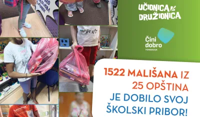 Vi&scaron;e od 1,5 hiljada djece iz najugroženijih porodica dobilo &scaron;kolski pribor
