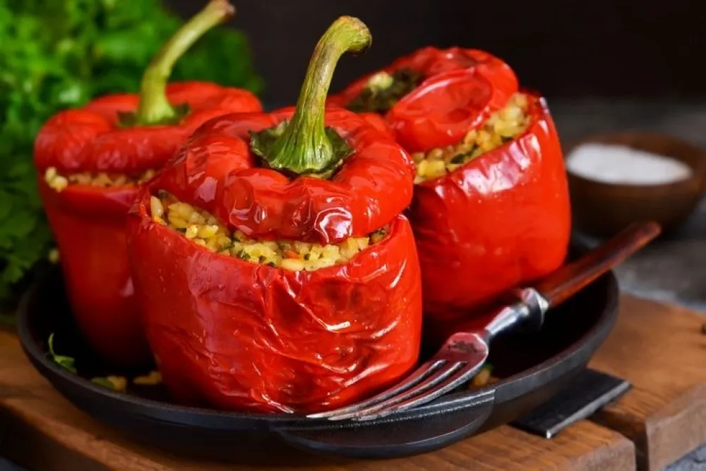 Recept za punjene paprike sa bulgurom i povrćem