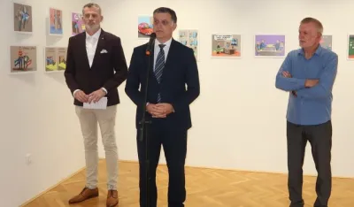 Otvorena izložbu &Scaron;ćekićevih karikatura u Tivtu: Karikatura mora doći do ivice kritike