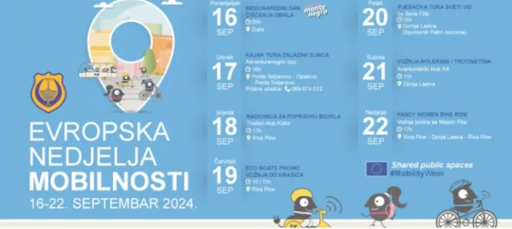 Op&scaron;tina Tivat mobilnost