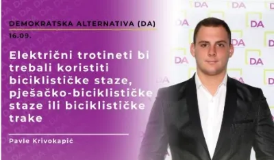 Krivokapić predlaže da električni trotineti u Kotoru budu registrovani