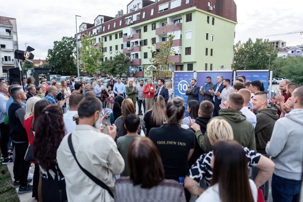 Rakčević na Starom aerodromu: Na&scaron;a lista će 29. septembra stati na kraj populizmu, kriminalu i nacionalizmu