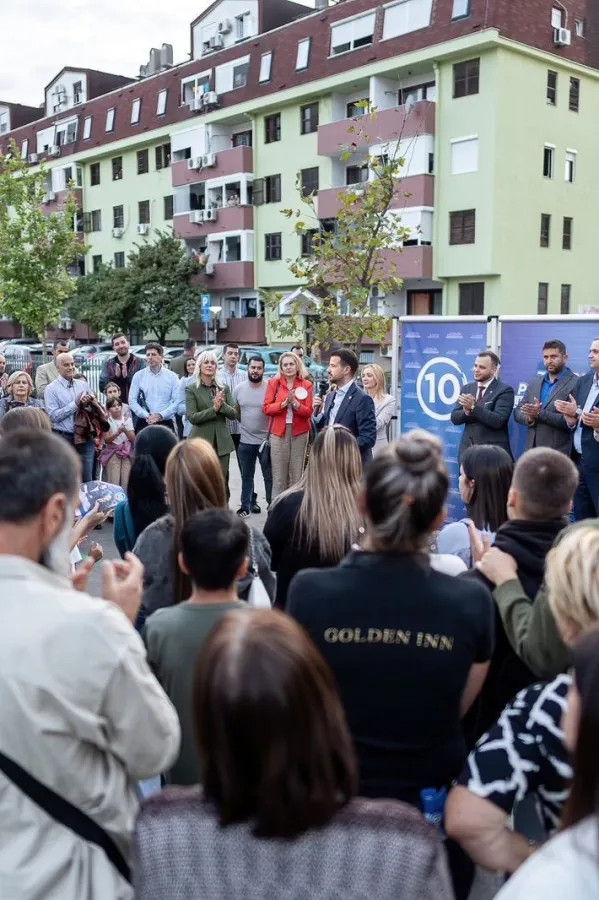 Rakčević na Starom aerodromu: Na&scaron;a lista će 29. septembra stati na kraj populizmu, kriminalu i nacionalizmu