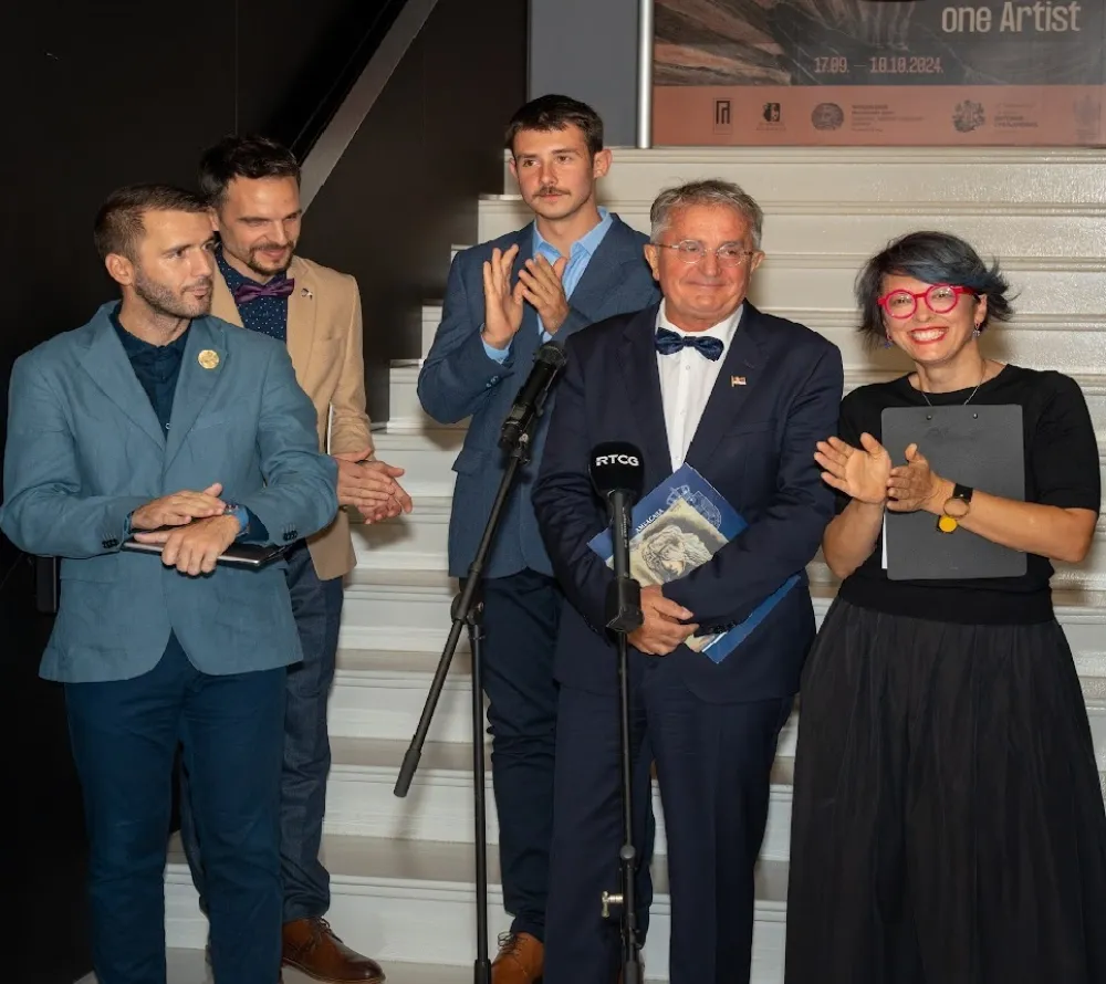 Otvara je izložbe Tri grada jedna umjetnica - Milena Pavlović Barili