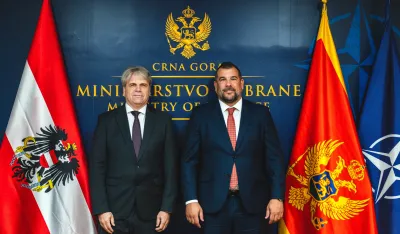 Krapović sa &Scaron;tajnerom: Odbrambena saradnja sa Austrijom uvijek na izuzetnom nivou