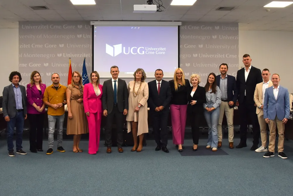 Novi saziv Upravnog odbora Univerziteta Crne Gore, na čelu profesor dr Milivoje Radović
