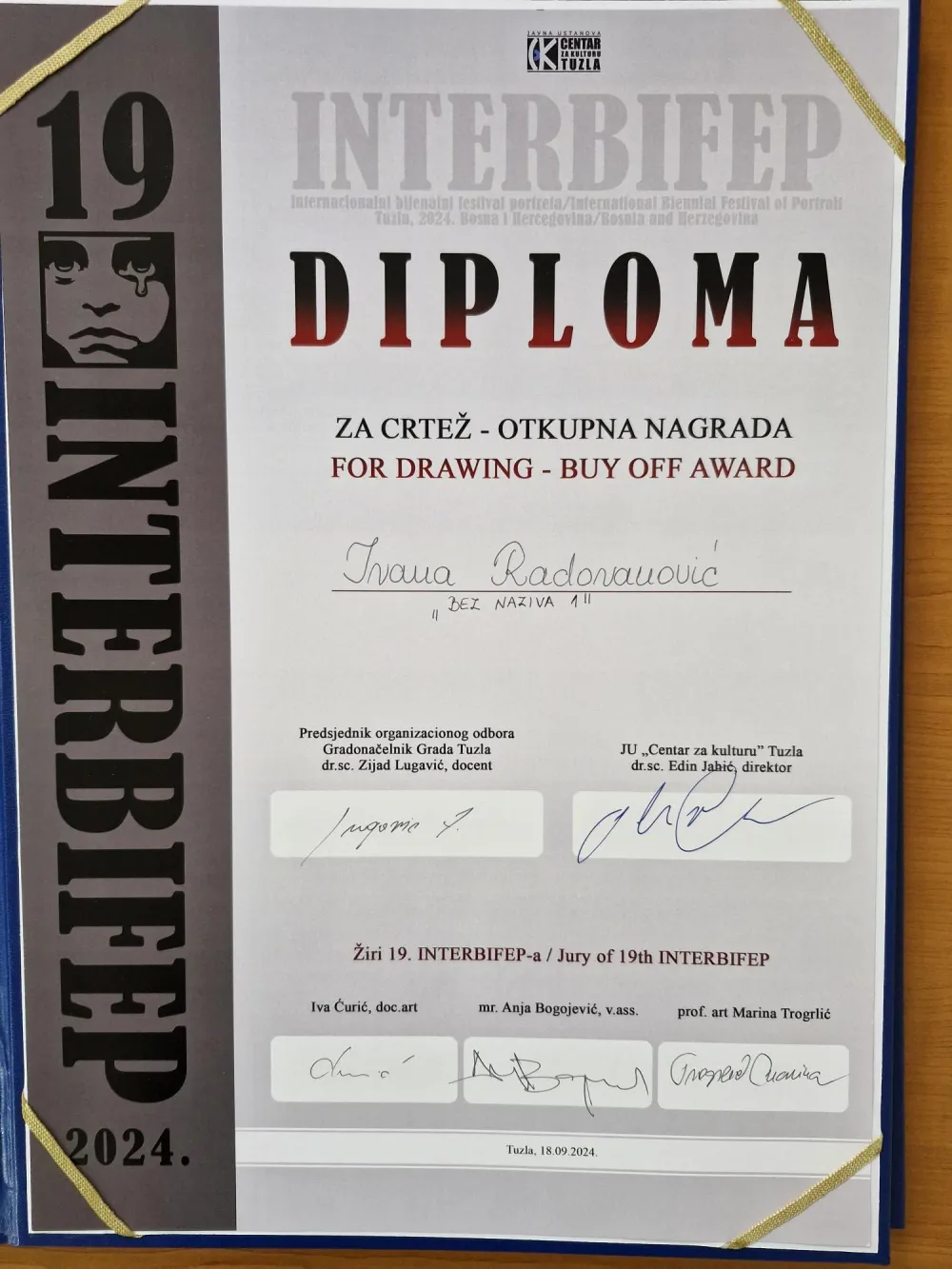 Ivana Radovanović diploma
