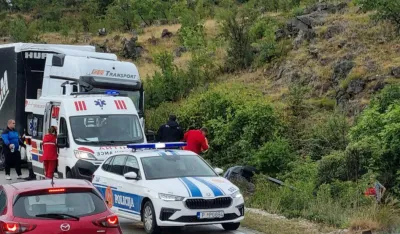Udes na putu Nik&scaron;ić - Podgorica: Povrijeđene dvije osobe