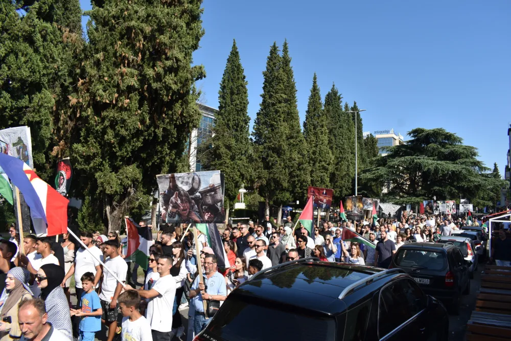 Mar&scaron; mira Slobodna Crna Gora za slobodnu Palestinu: "Političari saučesnici u genocidu u Gazi"