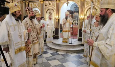 Patrijarh Porfirije služio liturgiju u obnovljenoj crkvi Svetog Nikole u Kotoru