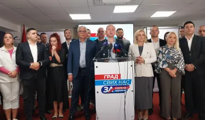 Sa presa koalicije "Za budućnost Podgorice - grad svih nas"