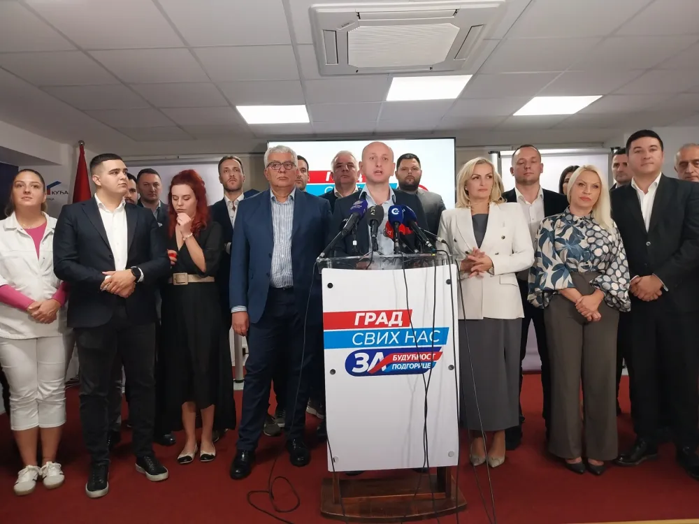 Sa presa koalicije "Za budućnost Podgorice - grad svih nas"