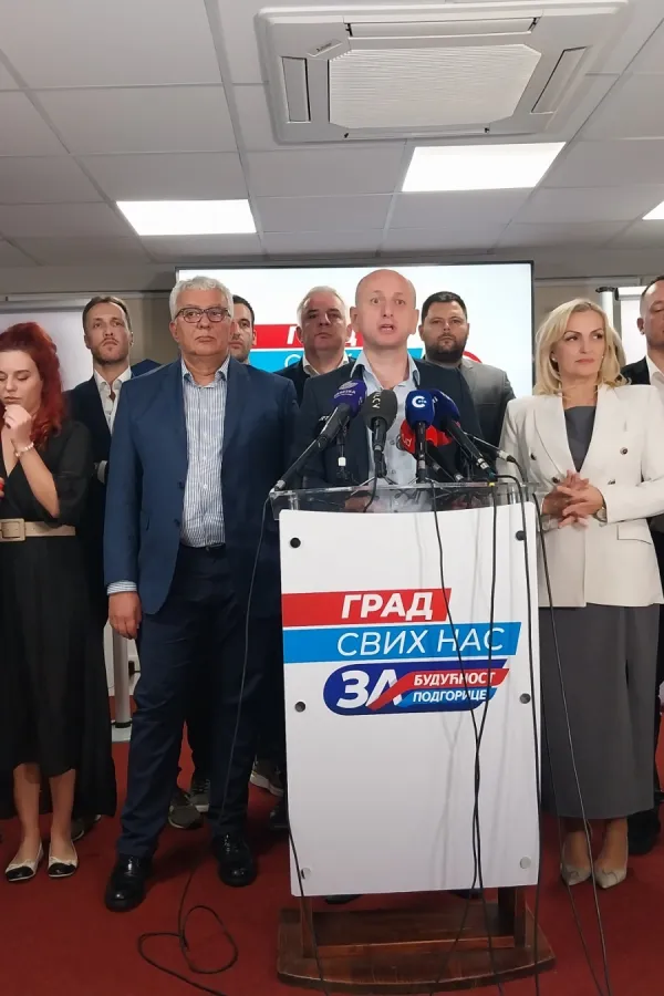 Sa presa koalicije "Za budućnost Podgorice - grad svih nas"