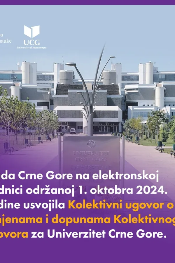 Usvojen Kolektivni ugovor za UCG:&nbsp;Plate zaposlenima veće od 102 do 282 eura