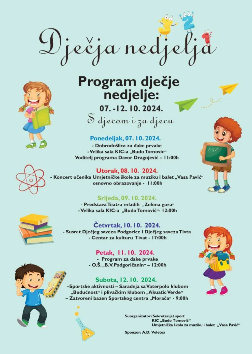   Dječja nedjelja od 7. do 12. oktobra