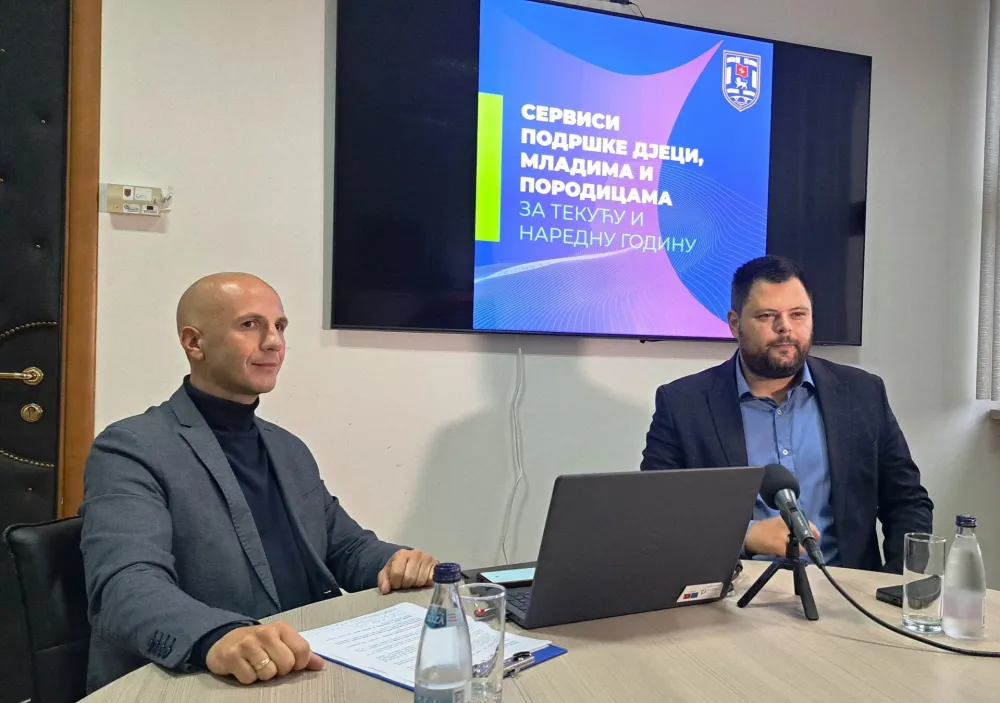 Ivanović i Kovačević na konferenciji za novinare
