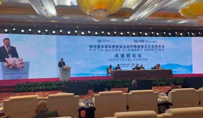 Momo Koprivica na Petom plenarnom sastanku na visokom nivou u organizaciji GlobE mreže i UNODC