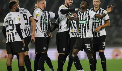 Zubairu proslavlja gol