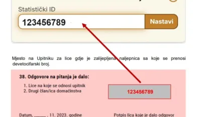 Istekao rok za kontrolu podataka popisa