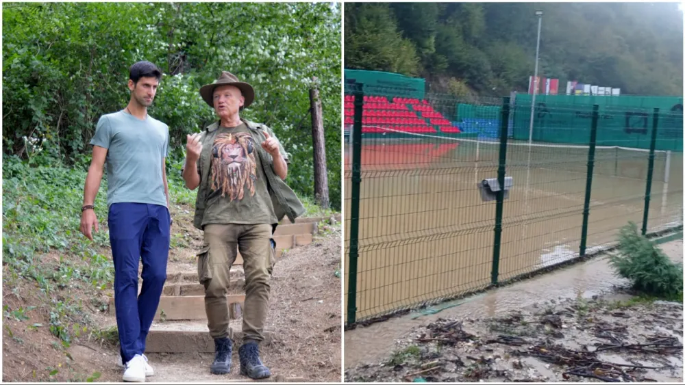 Poplave u parku Visoko, Novak ponudio pomoć
