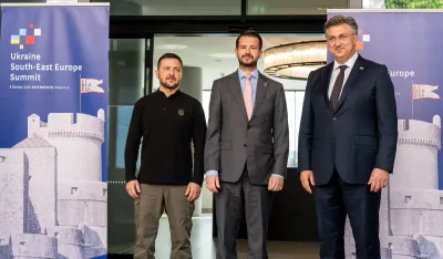 Volodimir Zelenski, Jakov Milatović i Andrej Plenković
