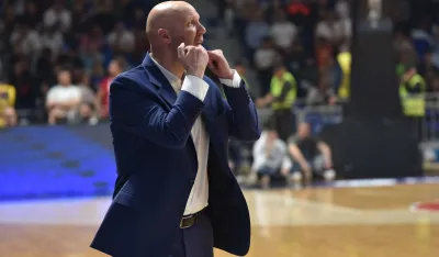 Andrej Zakelj, Zeljko Obradovic utakmica Buducnost Partizan