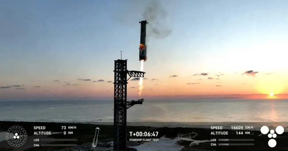 Letjelica &bdquo;Spejs Iksa&ldquo; uspje&scaron;no lansirana, pomoćni dio rakete uhvaćen robotičkim rukama