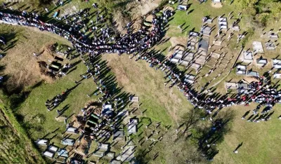 Kolektivni ispraćaj stradalih u Jablanici