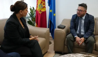 Simonida Kordić sa Mutalipom Ilhanom