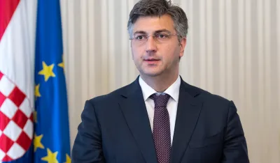Plenković nakon gafa ohrabrio predsjednika HGI u Crnoj Gori: Dobro nam do&scaron;ao, govor je bio sjajan