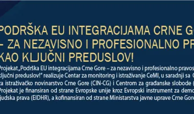Podr&scaron;ka EU integracijama Crne Gore