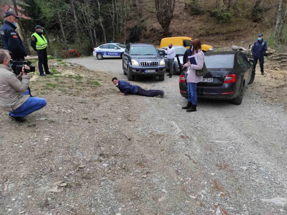 Sa jedne od blokada izgradnje mHE &bdquo;Skrbu&scaron;a&rdquo;