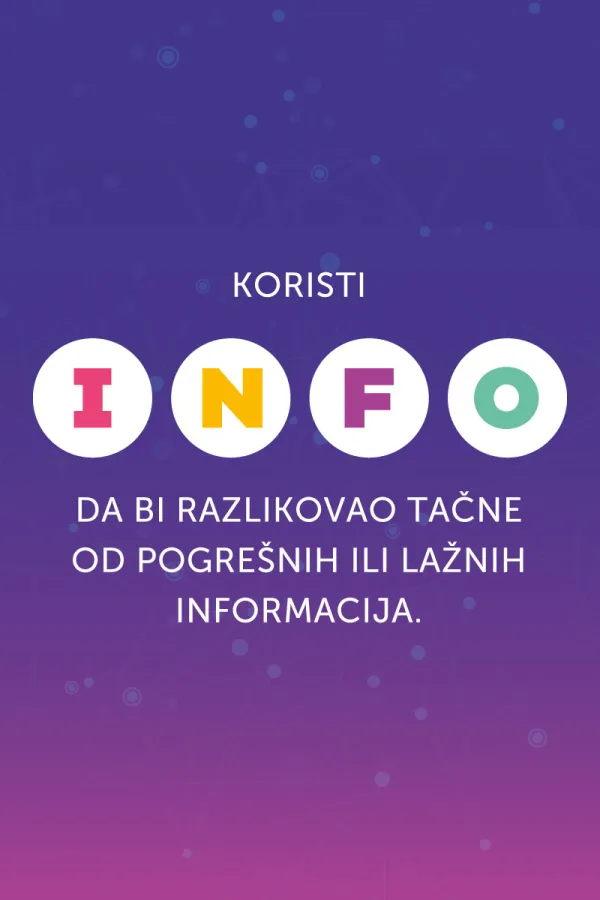 Počinje nacionalna kampanja o medijskoj pismenosti "INFO"