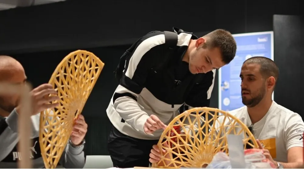 (VIDEO) FUNK radionica "Izgradite svoj most": Studenti Građevinskog fakulteta predstavili vje&scaron;tine izrade mostovskih konstrukcija