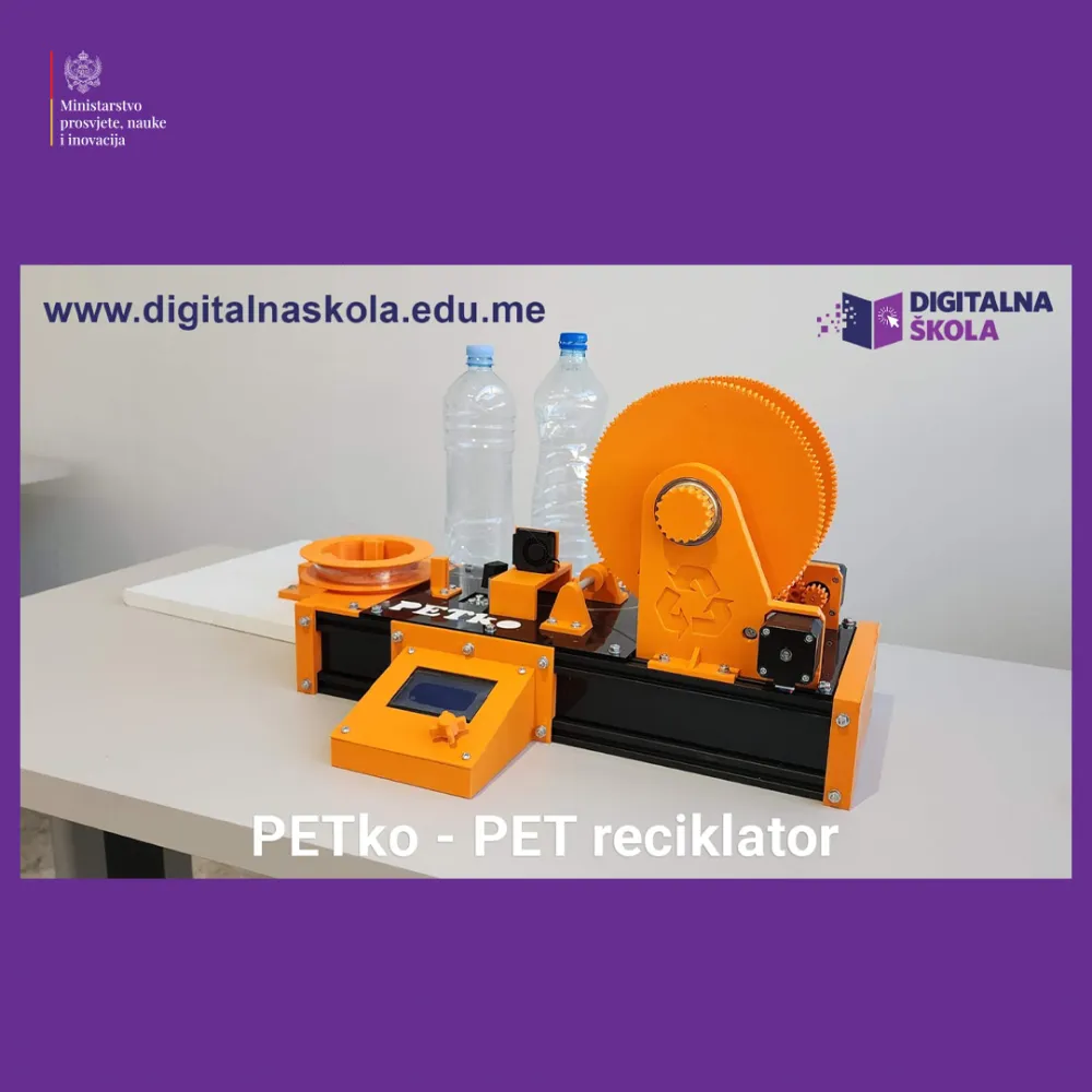 &Scaron;kole opremljene uređajem za recikliranje PET ambalaže