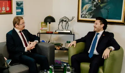 Peter Felten i Dritan Abazović