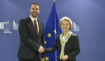 Milojko Spajić i Ursula fon der Lajen