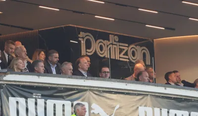 Loža stadiona Partizana