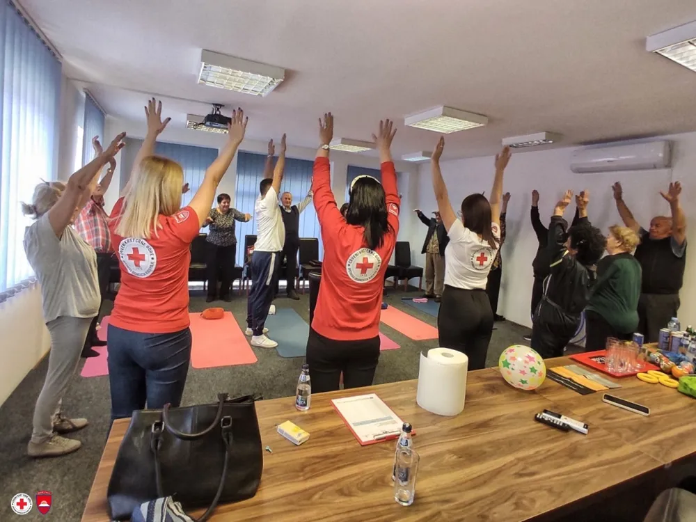 Rekreativna radionica bleopoljskog Crvenog krsta: Fizička aktivnost i zdravo starenje