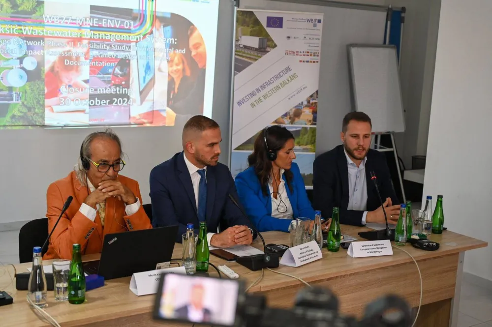 Zavr&scaron;ena tehnička pomoć za sistem upravljanja otpadnim vodama "Nik&scaron;ić"