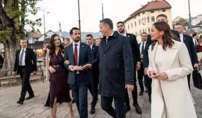 Milatović posjetu BiH zavr&scaron;io &scaron;etnjom kroz srce Sarajeva