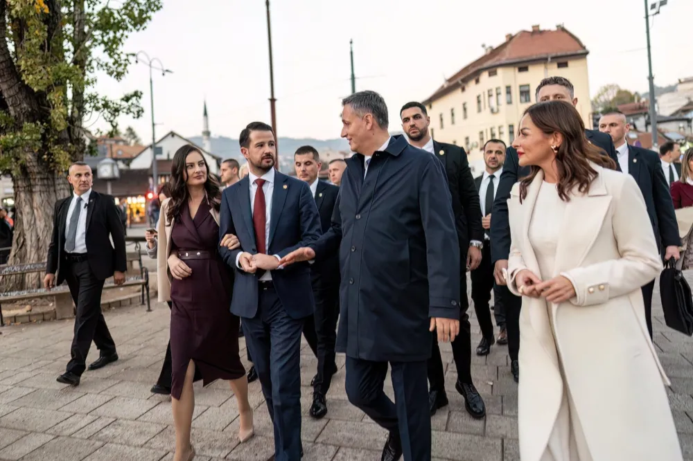 Milatović posjetu BiH zavr&scaron;io &scaron;etnjom kroz srce Sarajeva