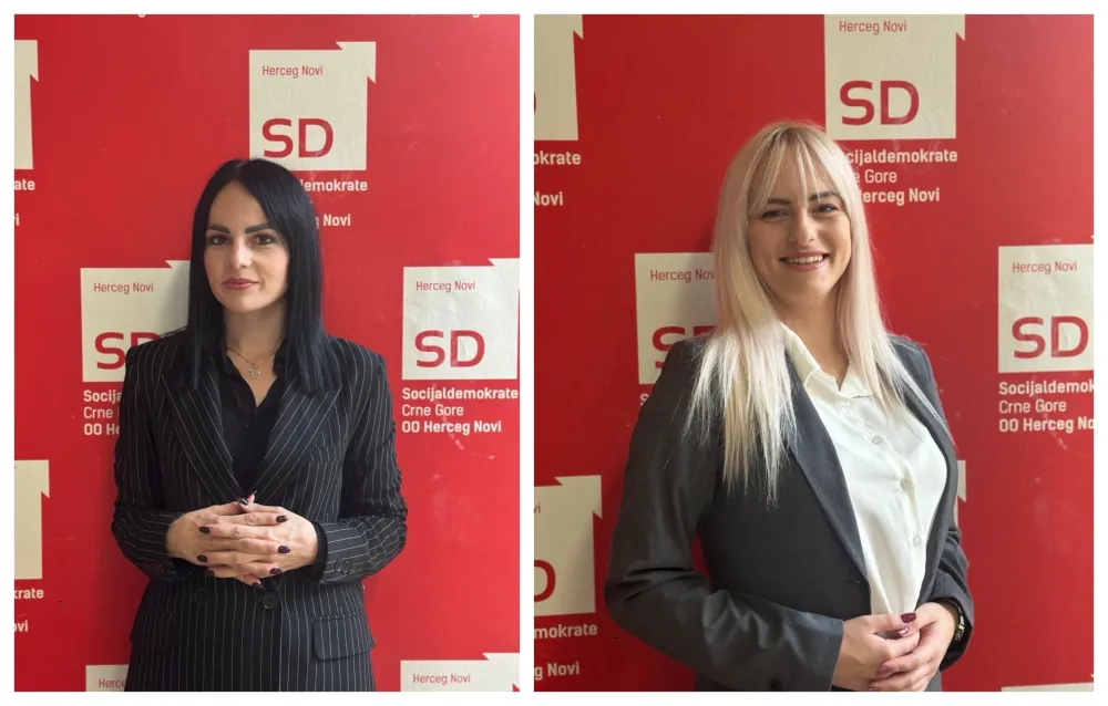 SD: Vujičić potpredsjednica odbora, Janjić predsjednica Omladine SD Herceg Novi