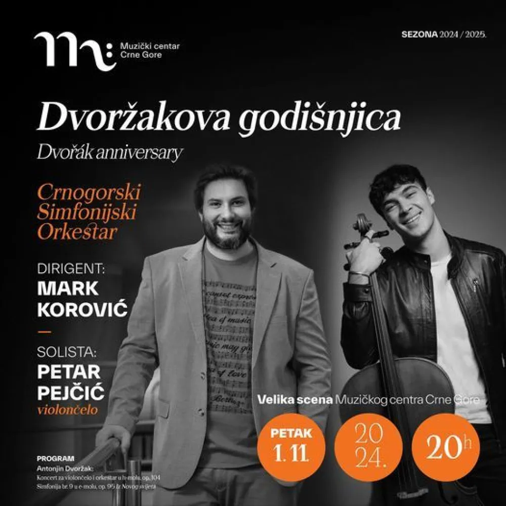 Plakat za večera&scaron;nji koncert